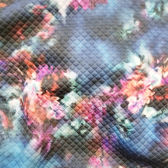 Bebe Print Jacquard Flared Dress - Picture 7 of 8